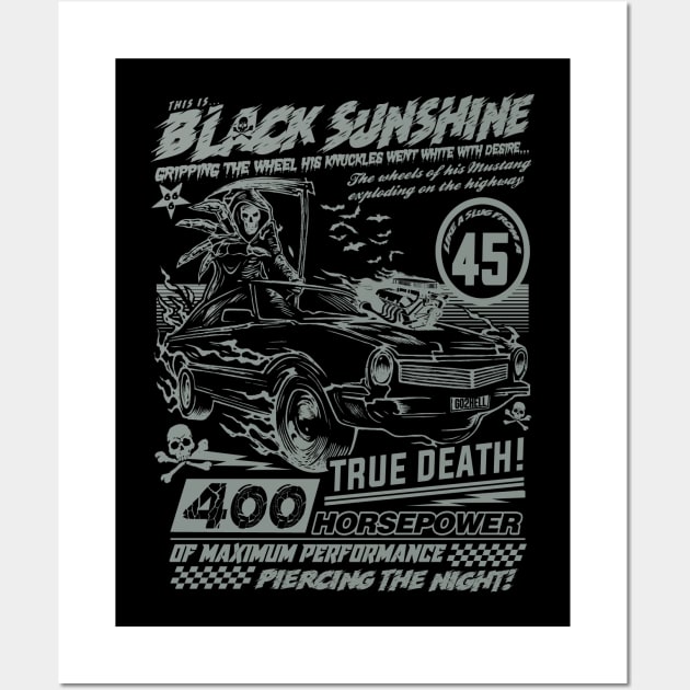 BLACK SUNSHINE Wall Art by joeyjamesartworx